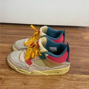 Colorful Sneakers with Yellow Laces